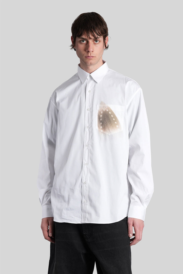 Shirt White Cotton Abbigliamento