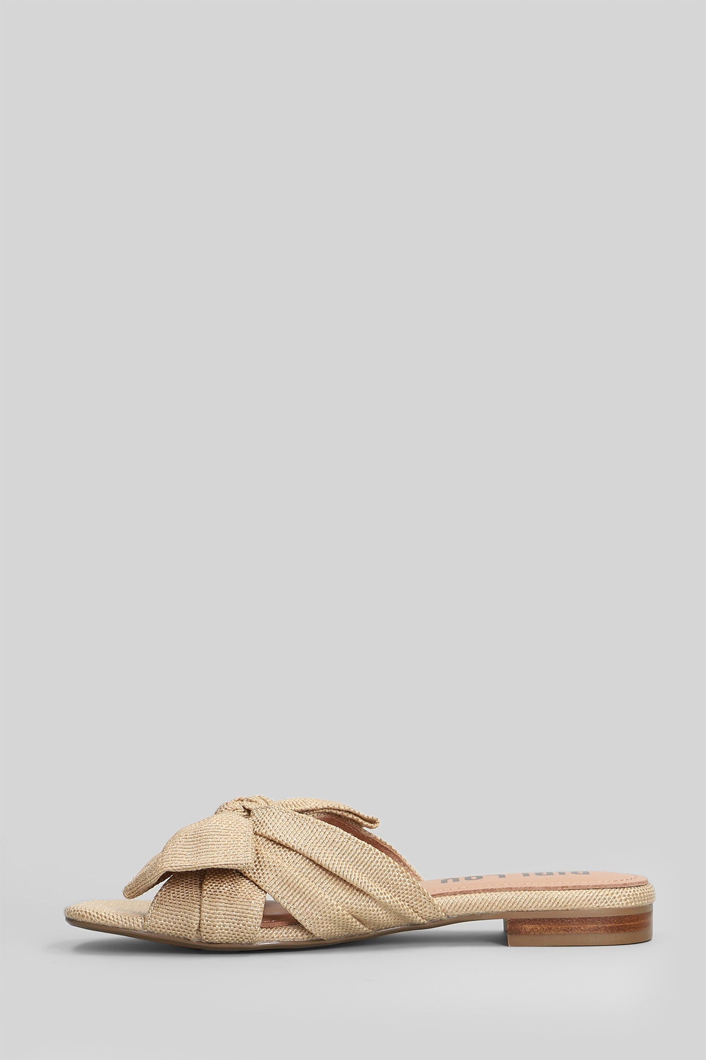 Karsie Flats Beige Fabric Scarpe