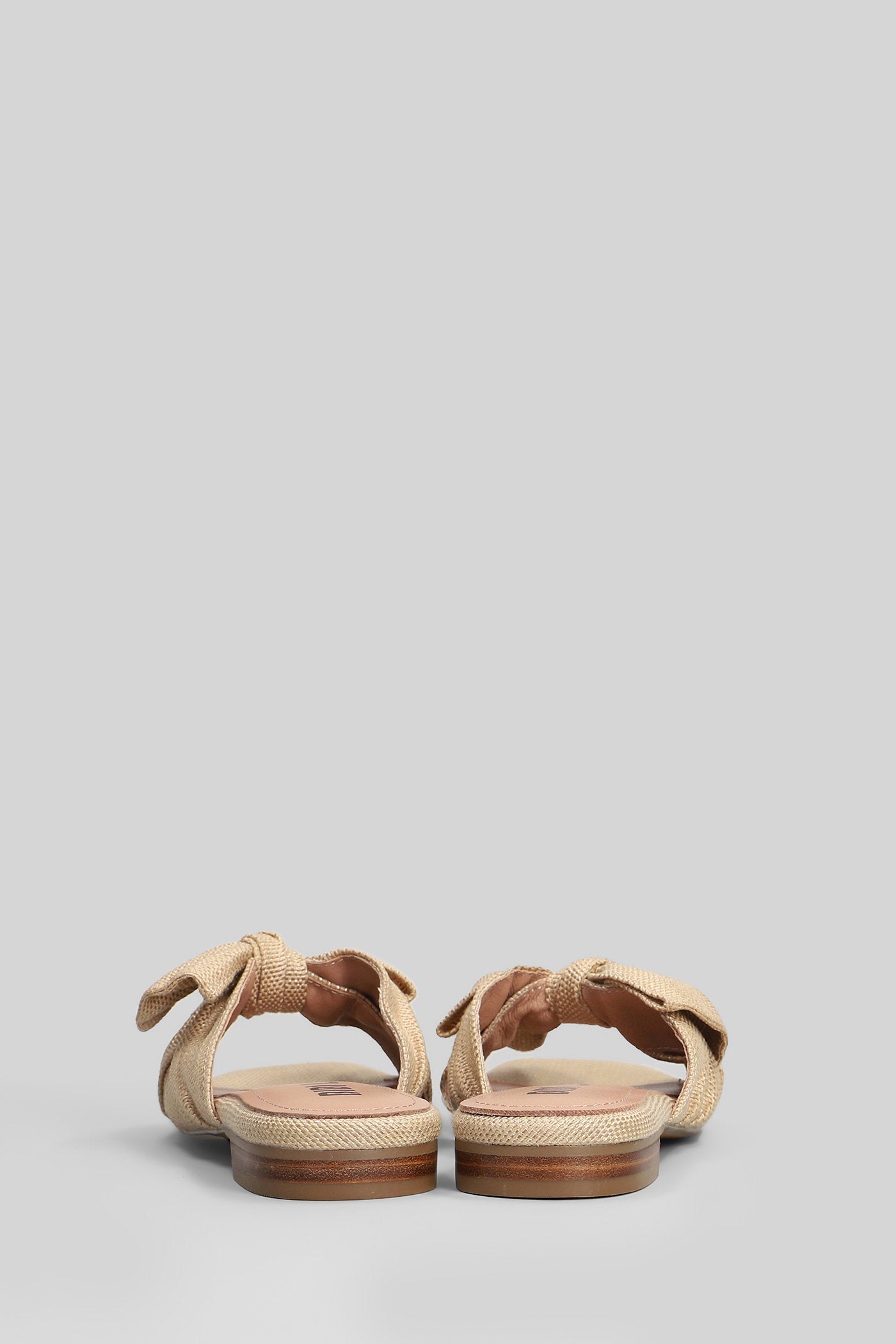 Karsie Flats Beige Fabric Scarpe