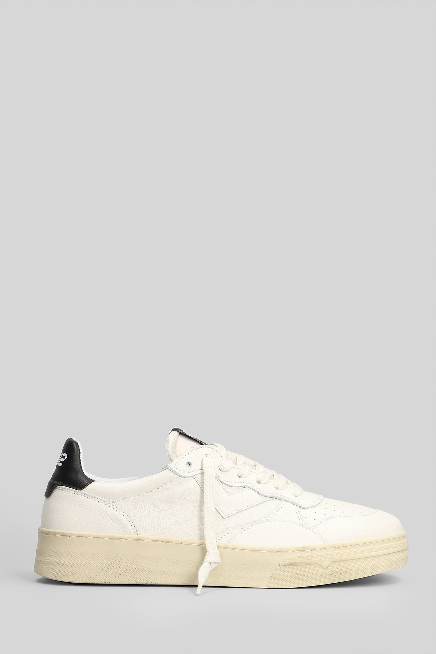 Hyper Sneakers White Suede And Leather Scarpe