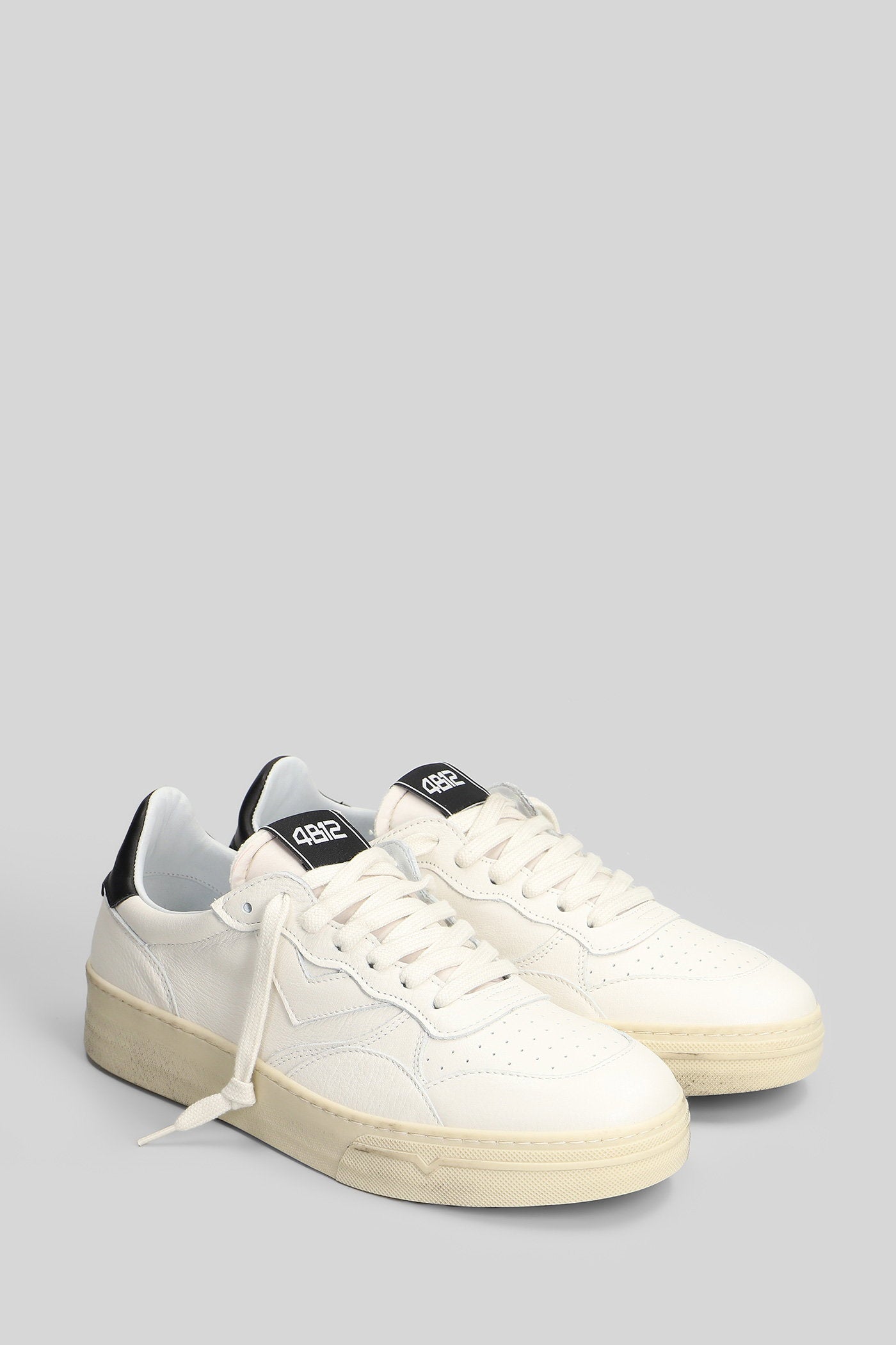 Hyper Sneakers White Suede And Leather Scarpe