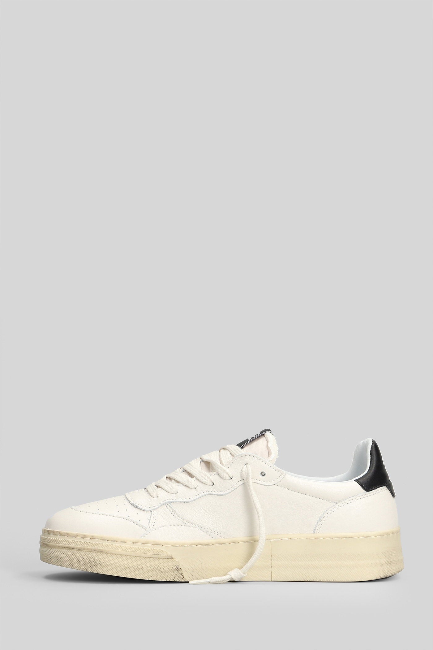 Hyper Sneakers White Suede And Leather Scarpe