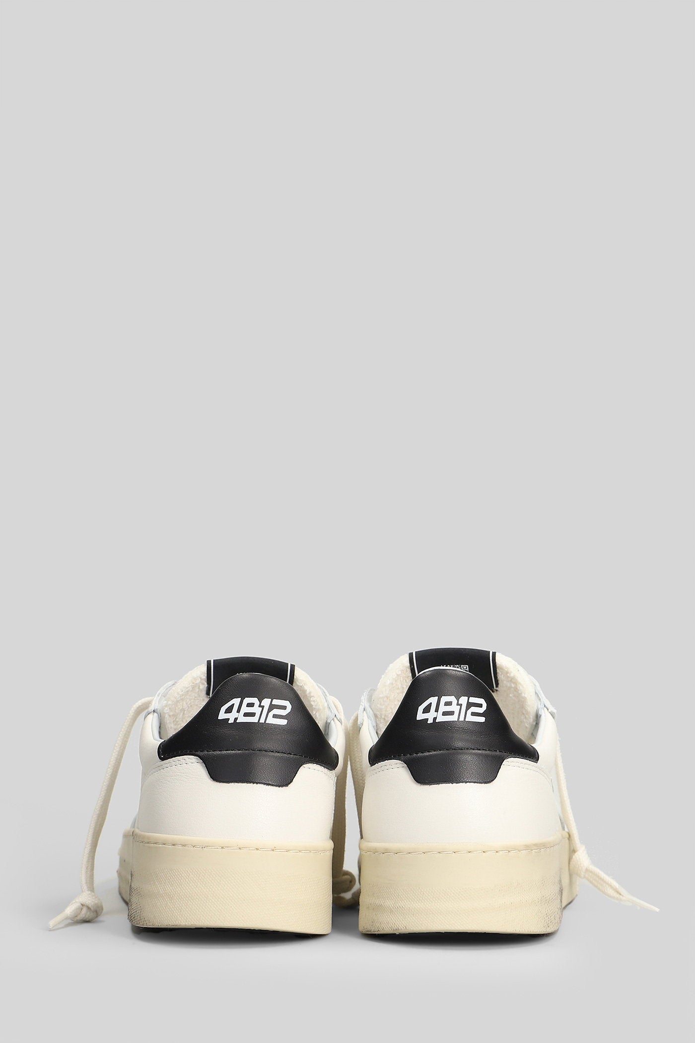 Hyper Sneakers White Suede And Leather Scarpe