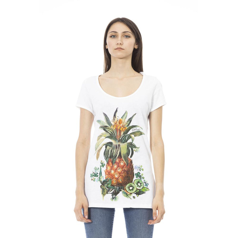Just Cavalli Cotton t-shirt in white