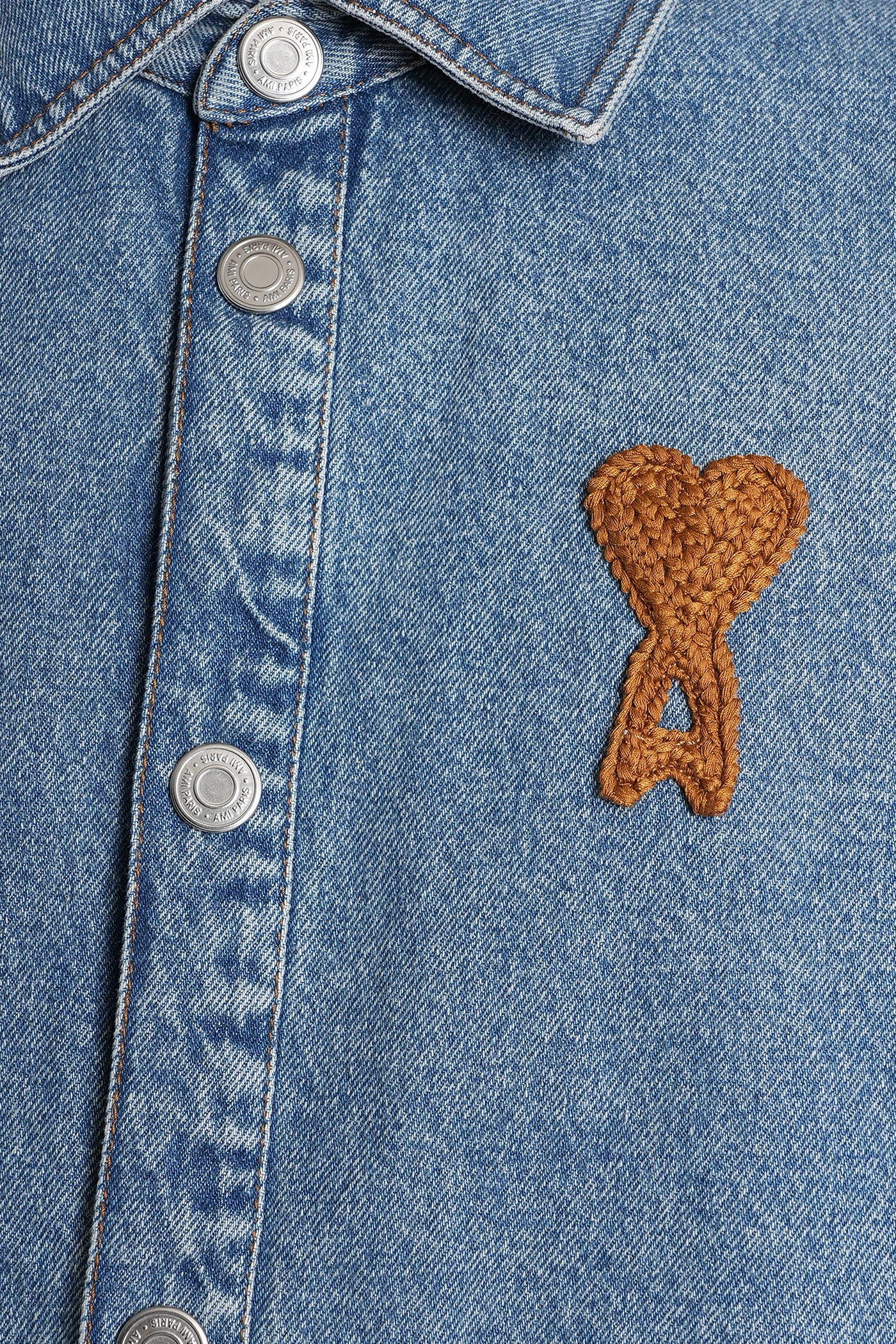 Denim Jackets Blue Cotton Abbigliamento