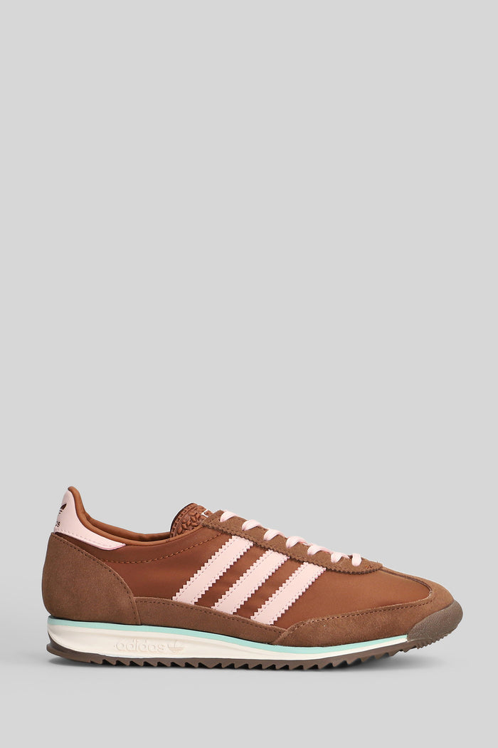 Sl 72 Og W Sneakers Brown Suede And Fabric Scarpe