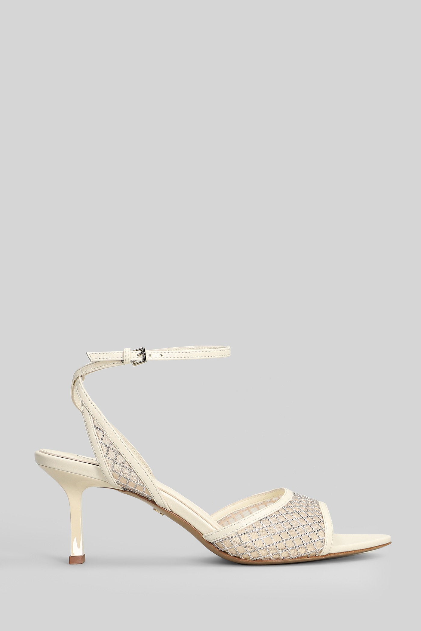 Ruby 65 Sandals Beige Leather Scarpe