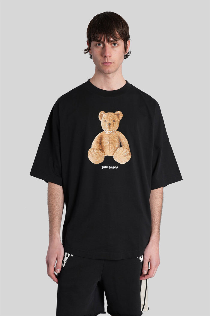 T-Shirt Black Cotton Abbigliamento