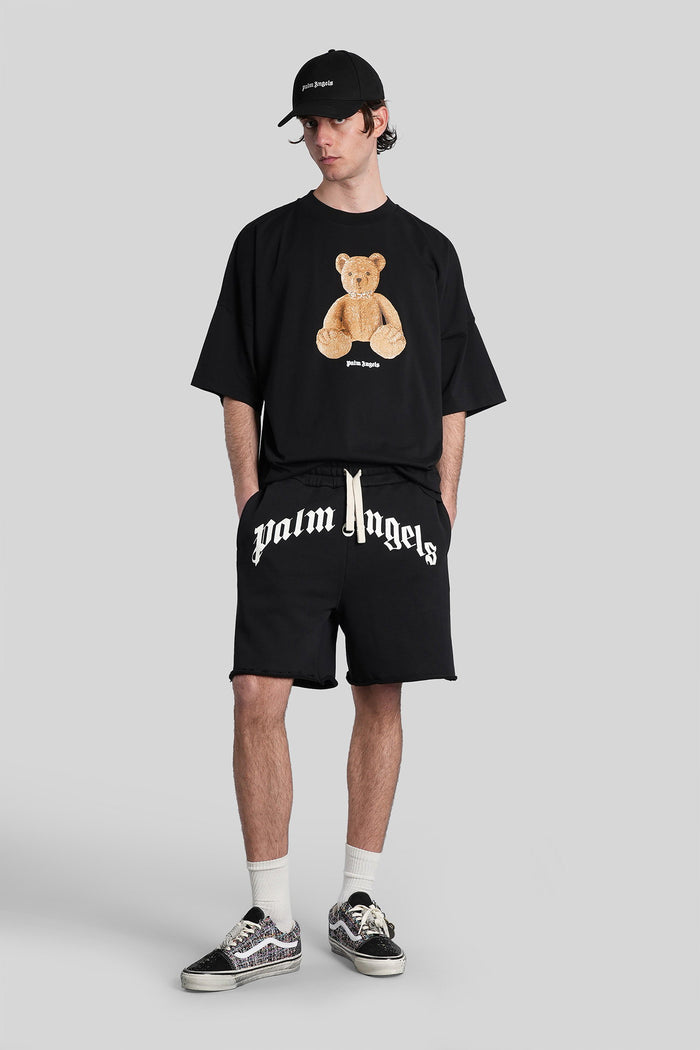 T-Shirt Black Cotton Abbigliamento