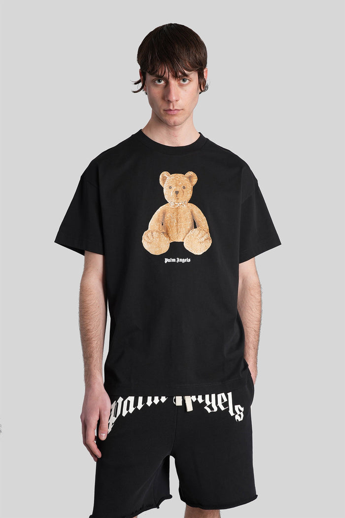 T-Shirt Black Cotton Abbigliamento
