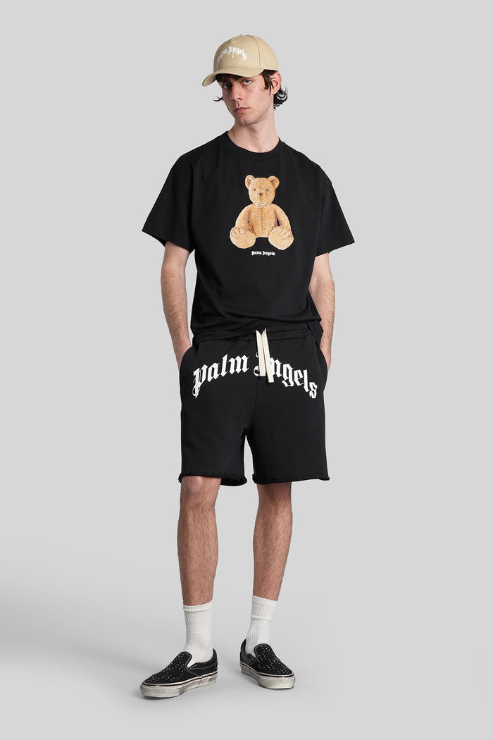 T-Shirt Black Cotton Abbigliamento