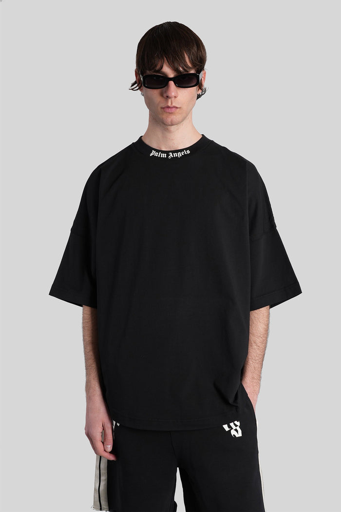 T-Shirt Black Cotton Abbigliamento