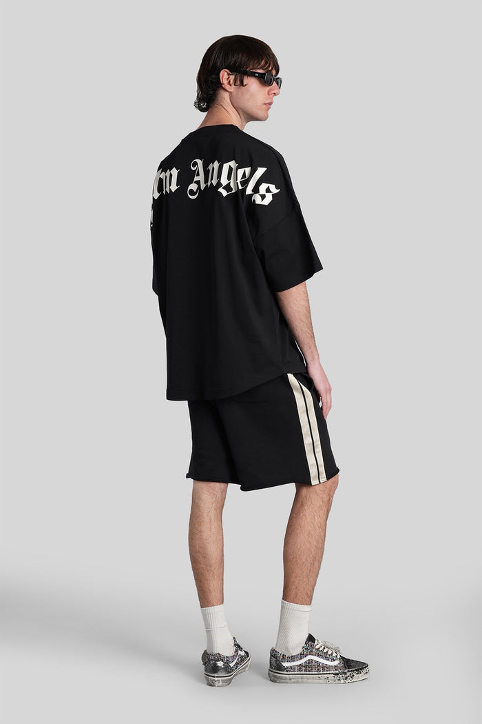 T-Shirt Black Cotton Abbigliamento