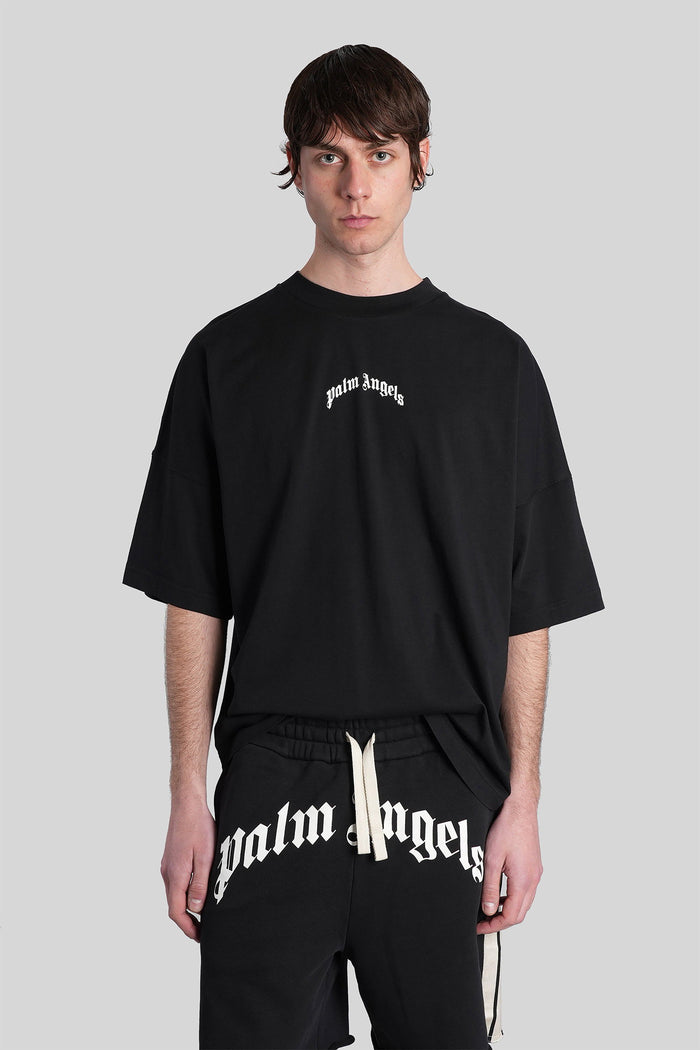 T-Shirt Black Cotton Abbigliamento