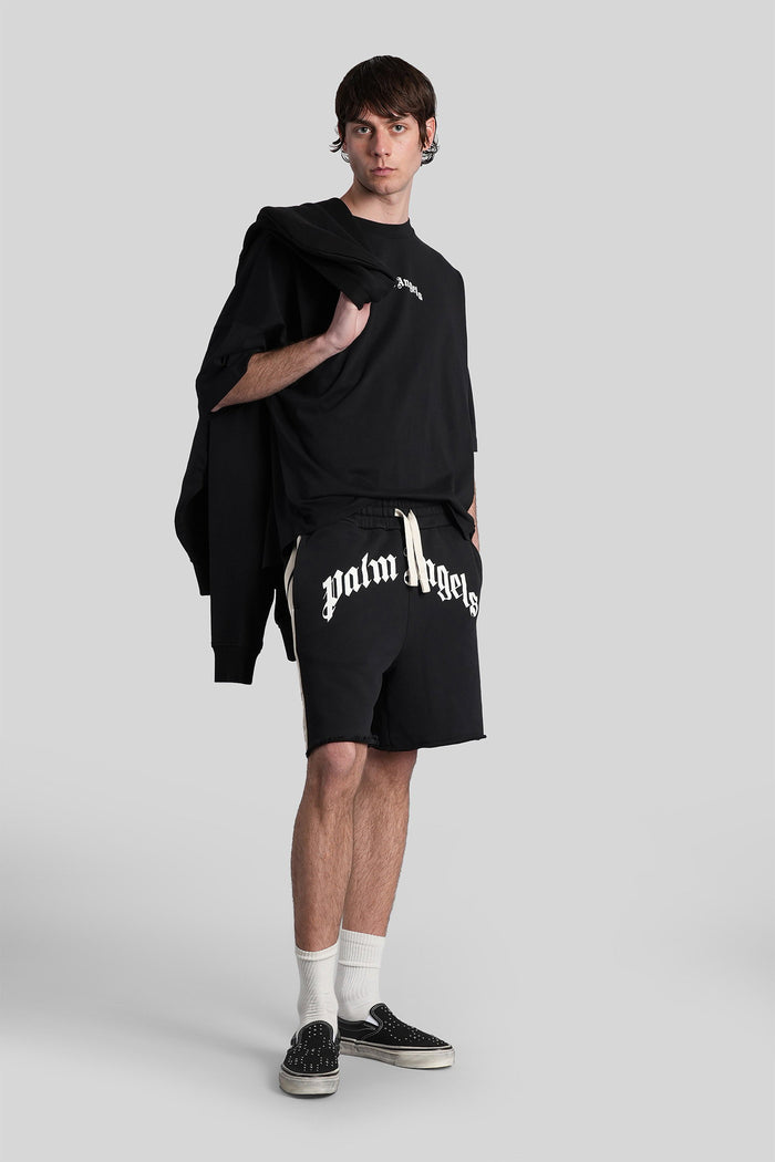 T-Shirt Black Cotton Abbigliamento