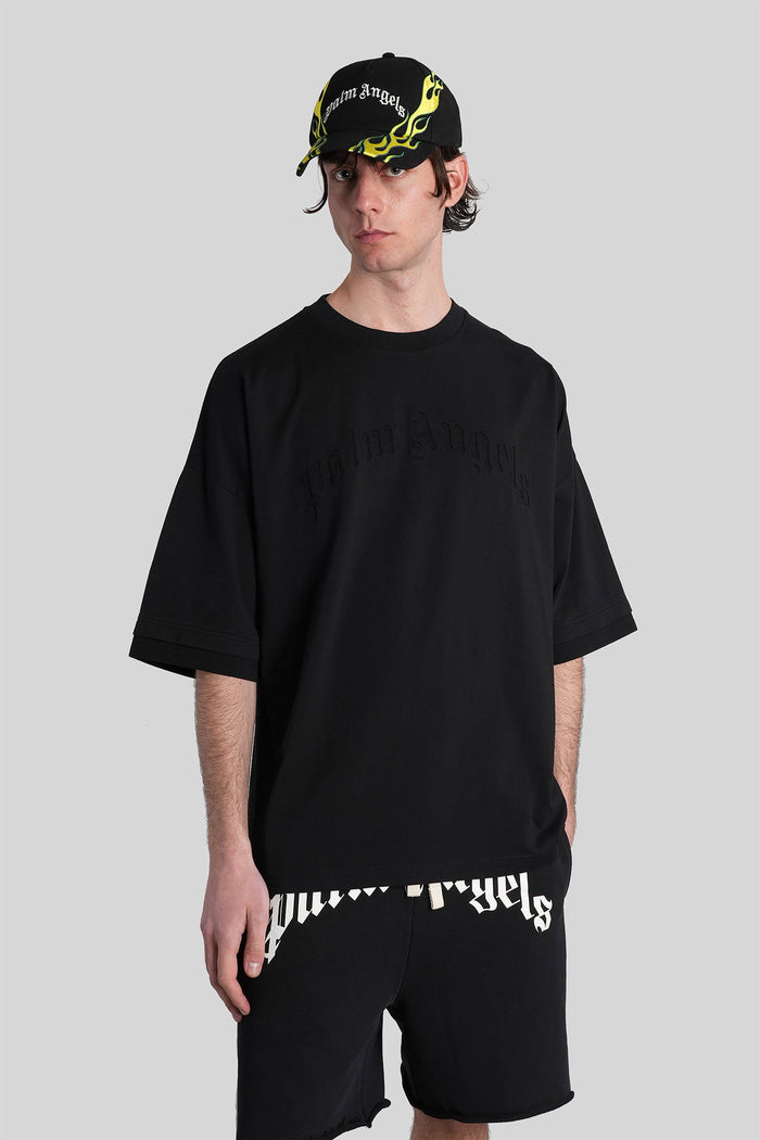 T-Shirt Black Cotton Abbigliamento