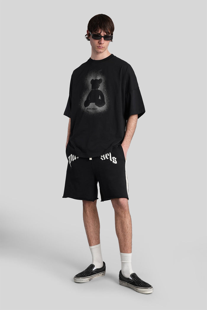 T-Shirt Black Cotton Abbigliamento