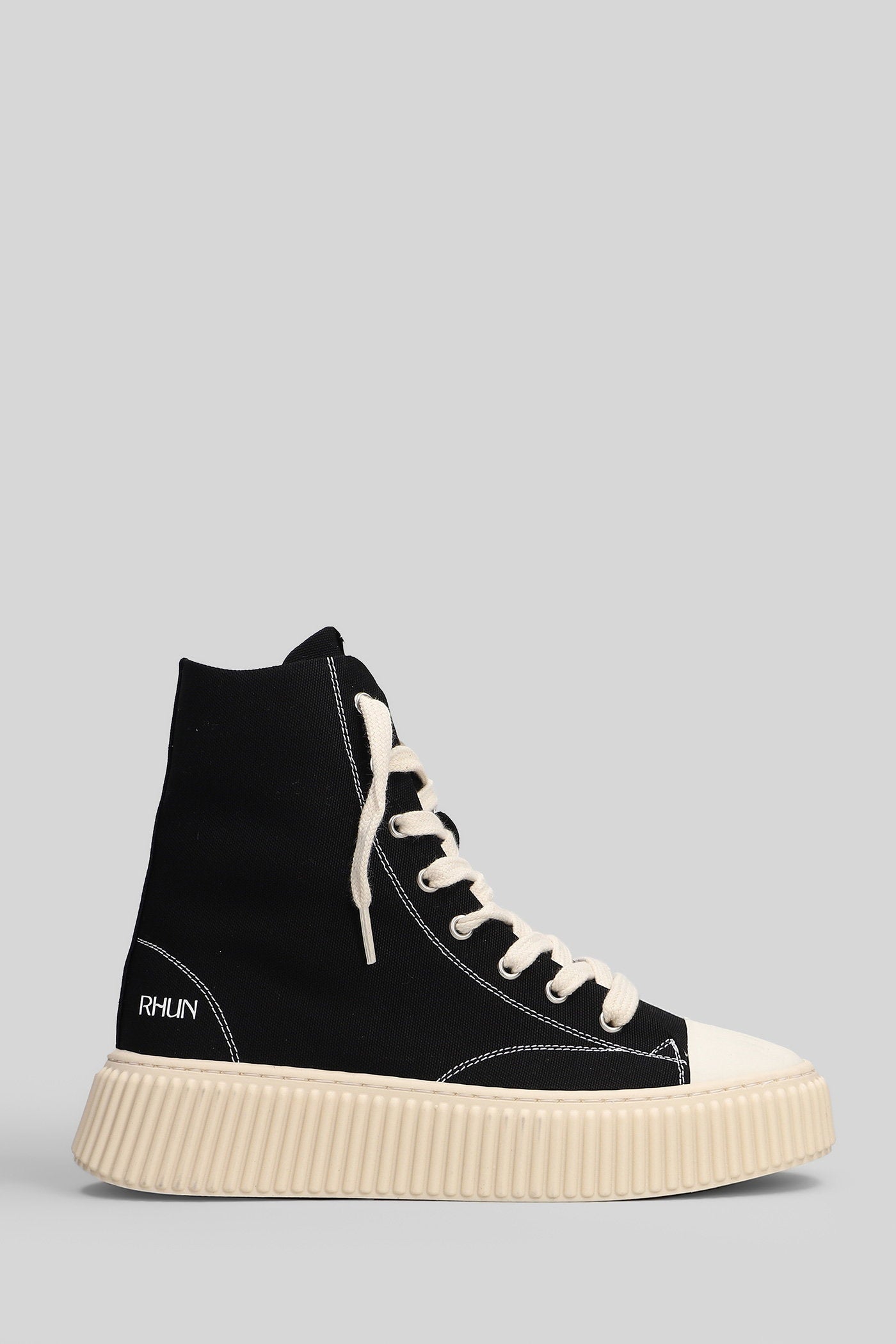 Canvas High Sneakers Black Scarpe