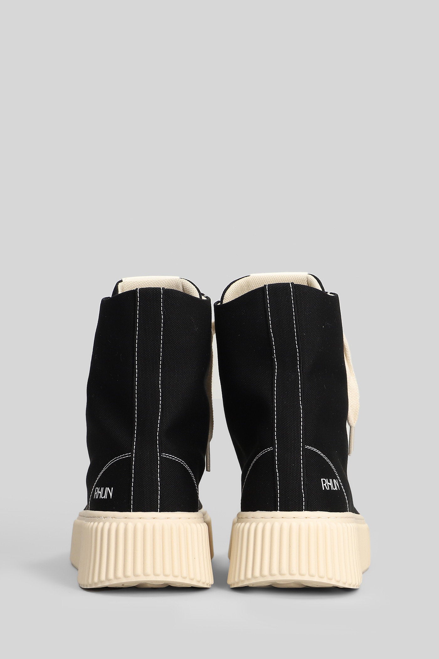 Canvas High Sneakers Black Scarpe