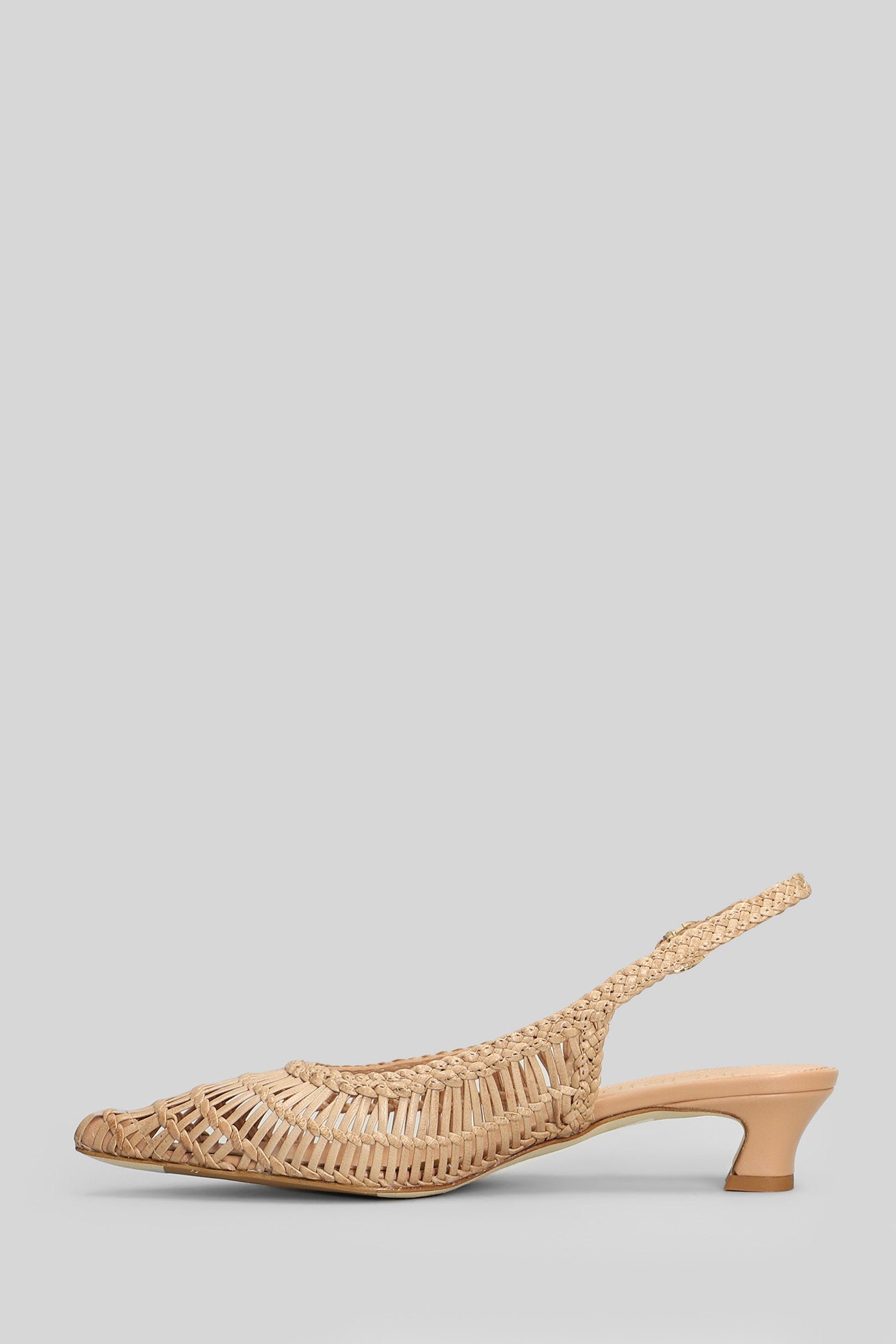 Pumps Beige Leather Scarpe