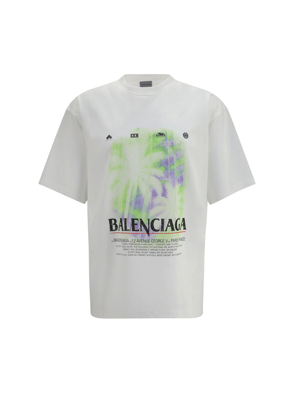 Balenciaga 100% Cotton t-shirt in white