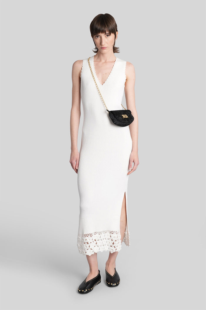 Long Dress White Cotton Abbigliamento