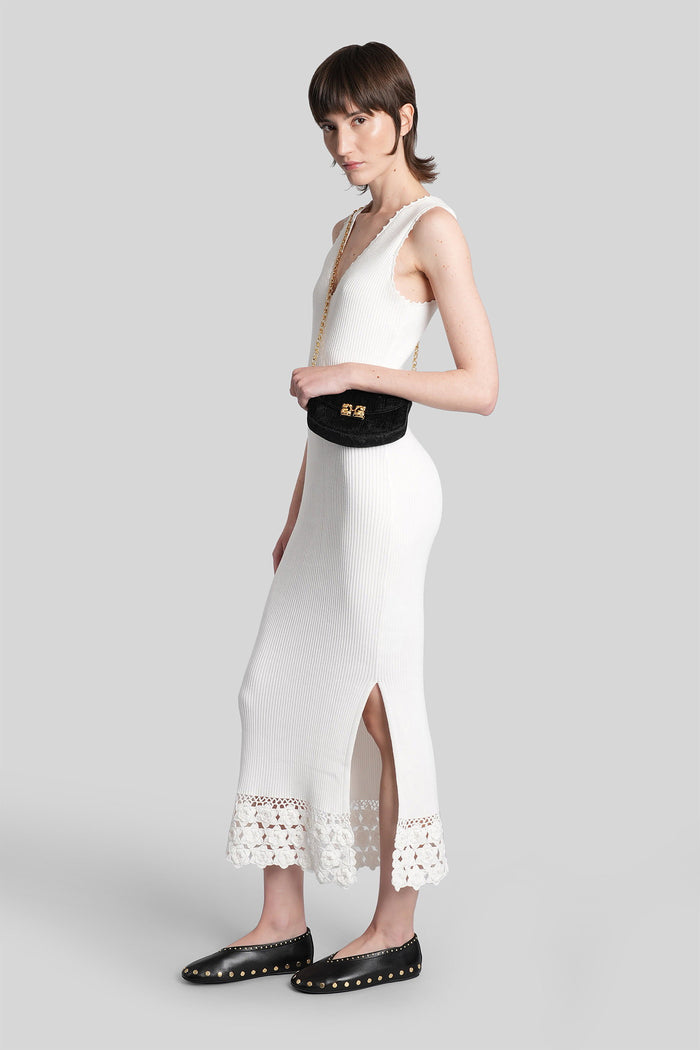 Long Dress White Cotton Abbigliamento