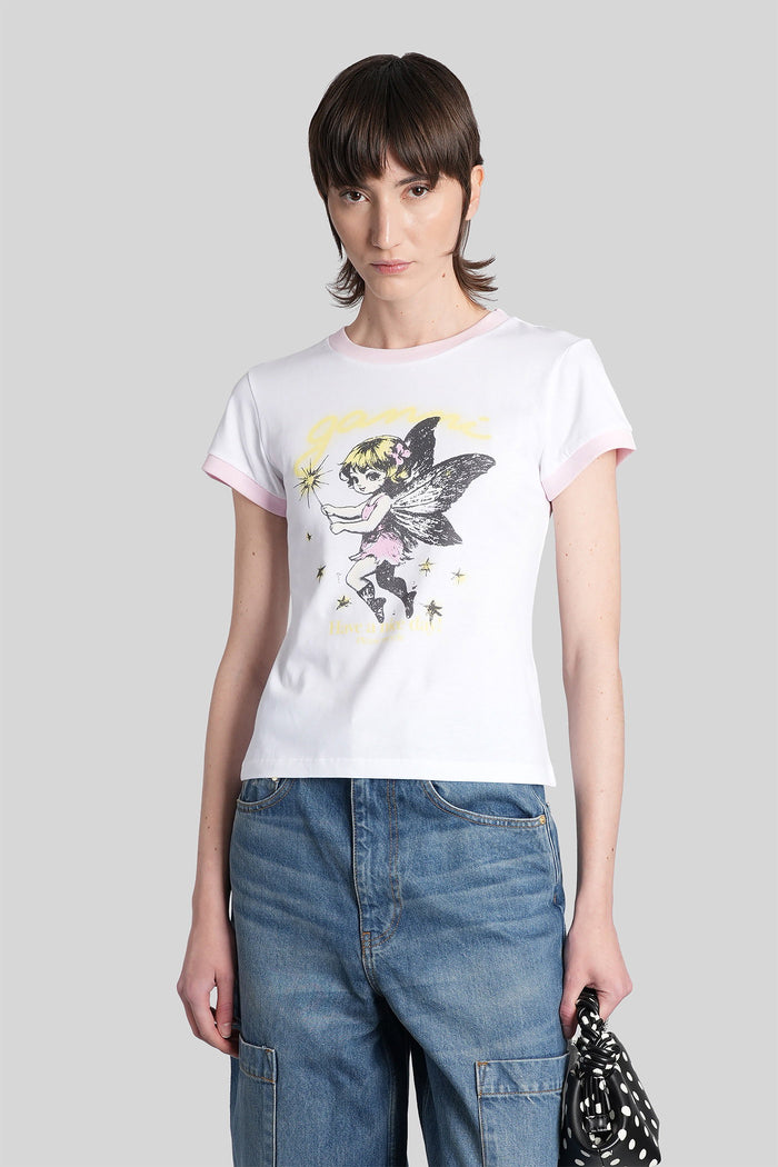 T-Shirt White Cotton Abbigliamento