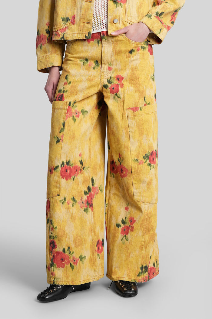 Jeans Yellow Cotton Abbigliamento