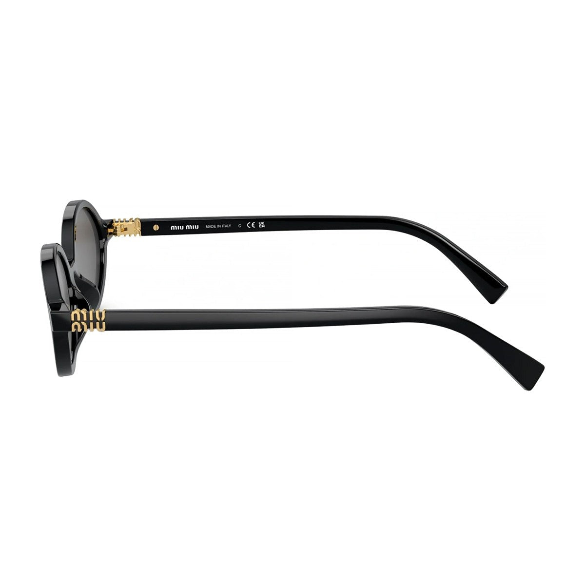 Miu 0mu 04zs Black Acetato Sunglasses