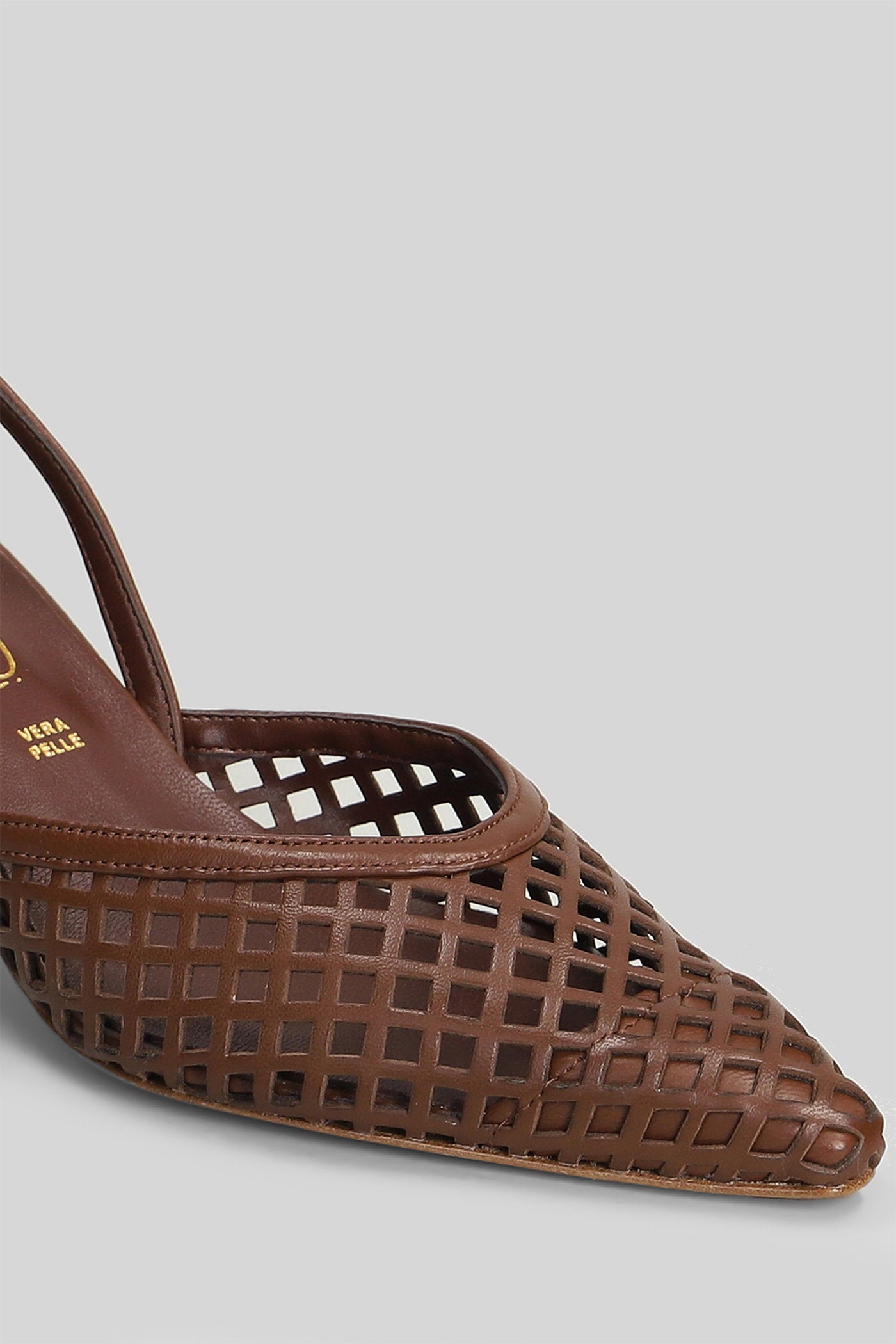 Pumps Brown Leather Scarpe
