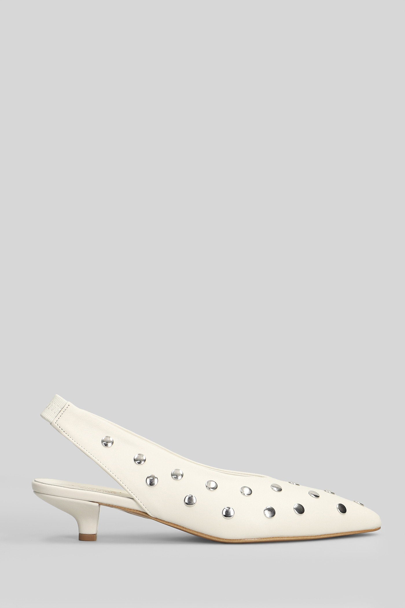 Pumps White Leather Scarpe