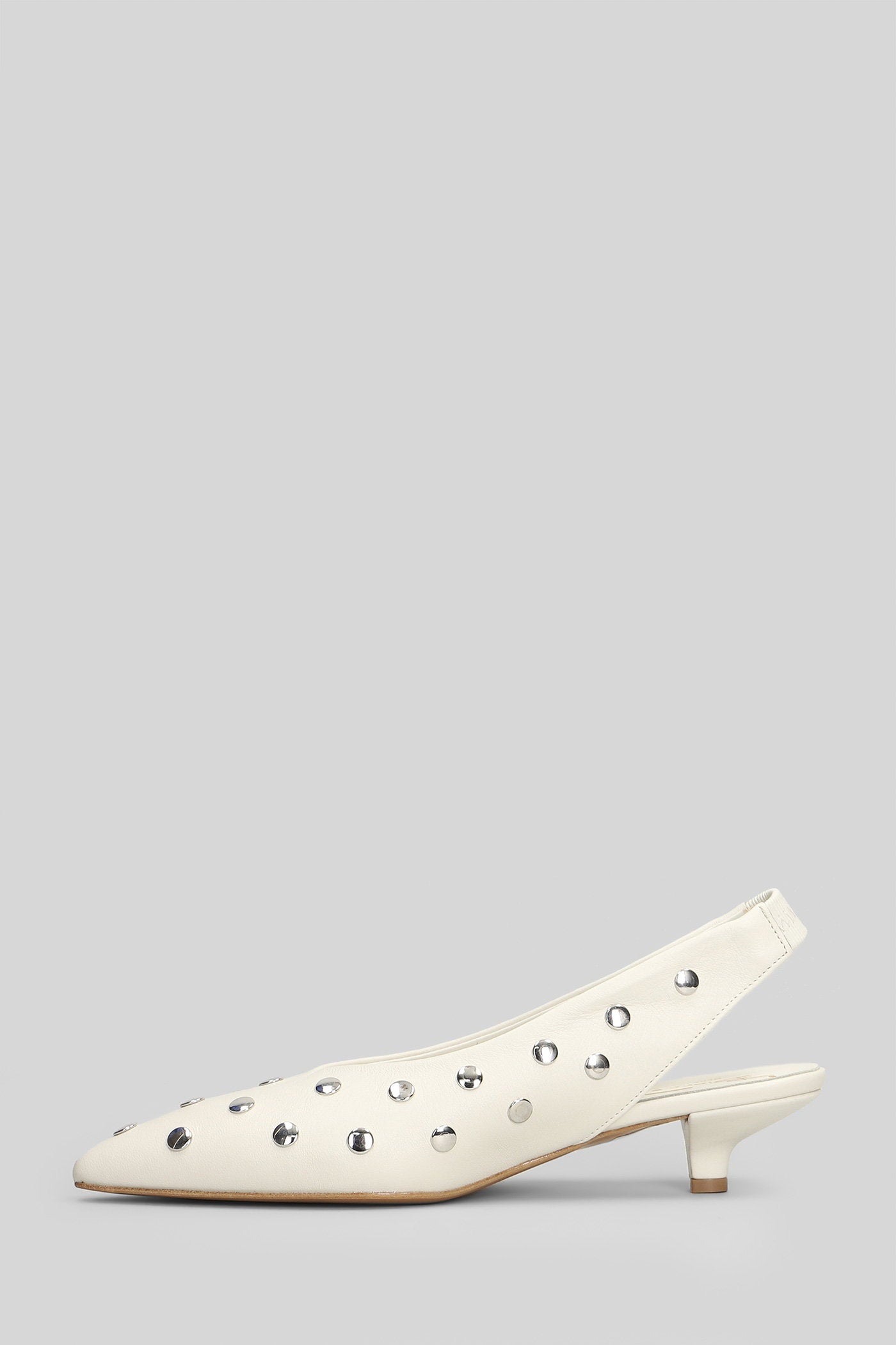 Pumps White Leather Scarpe