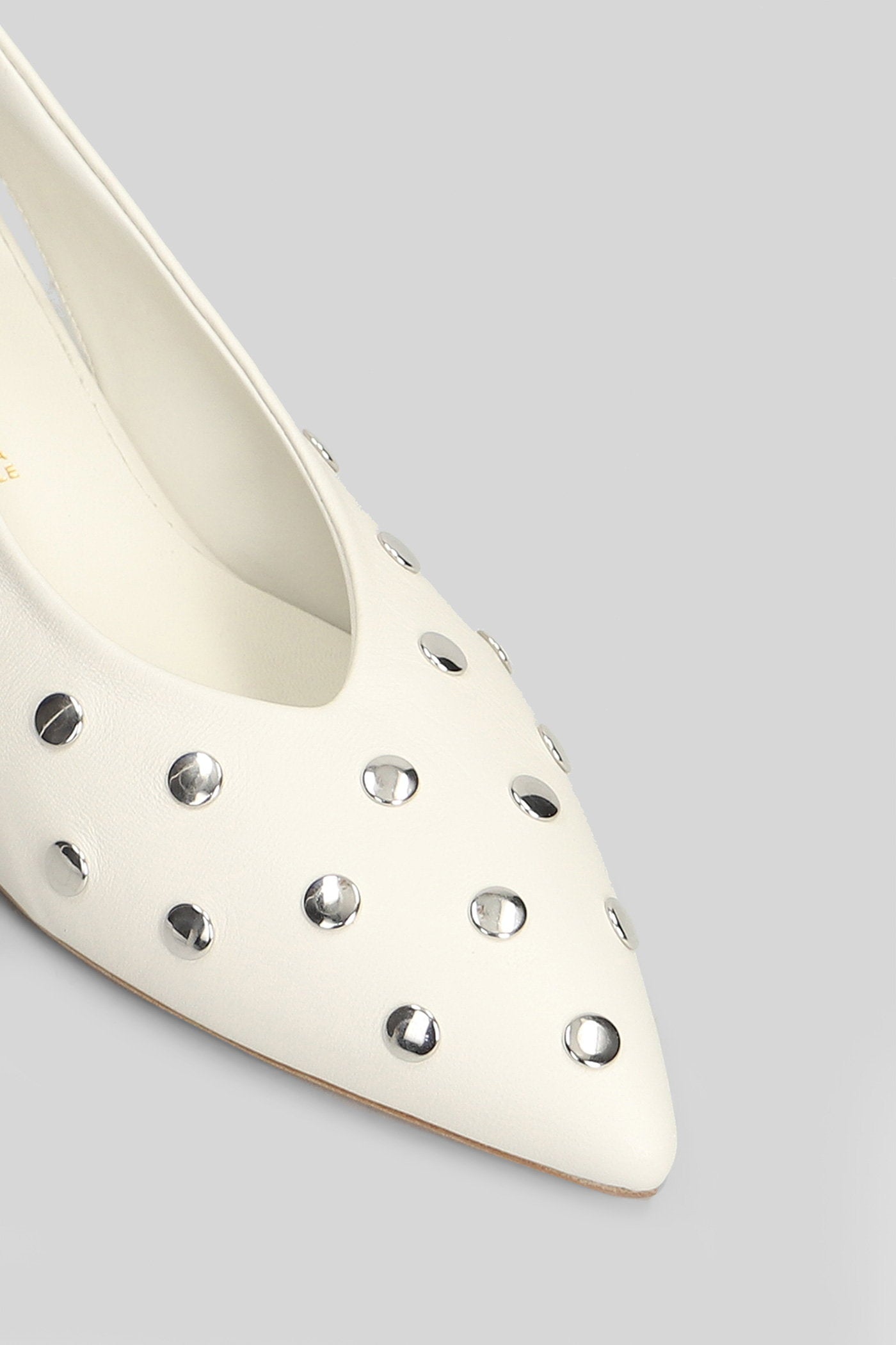 Pumps White Leather Scarpe