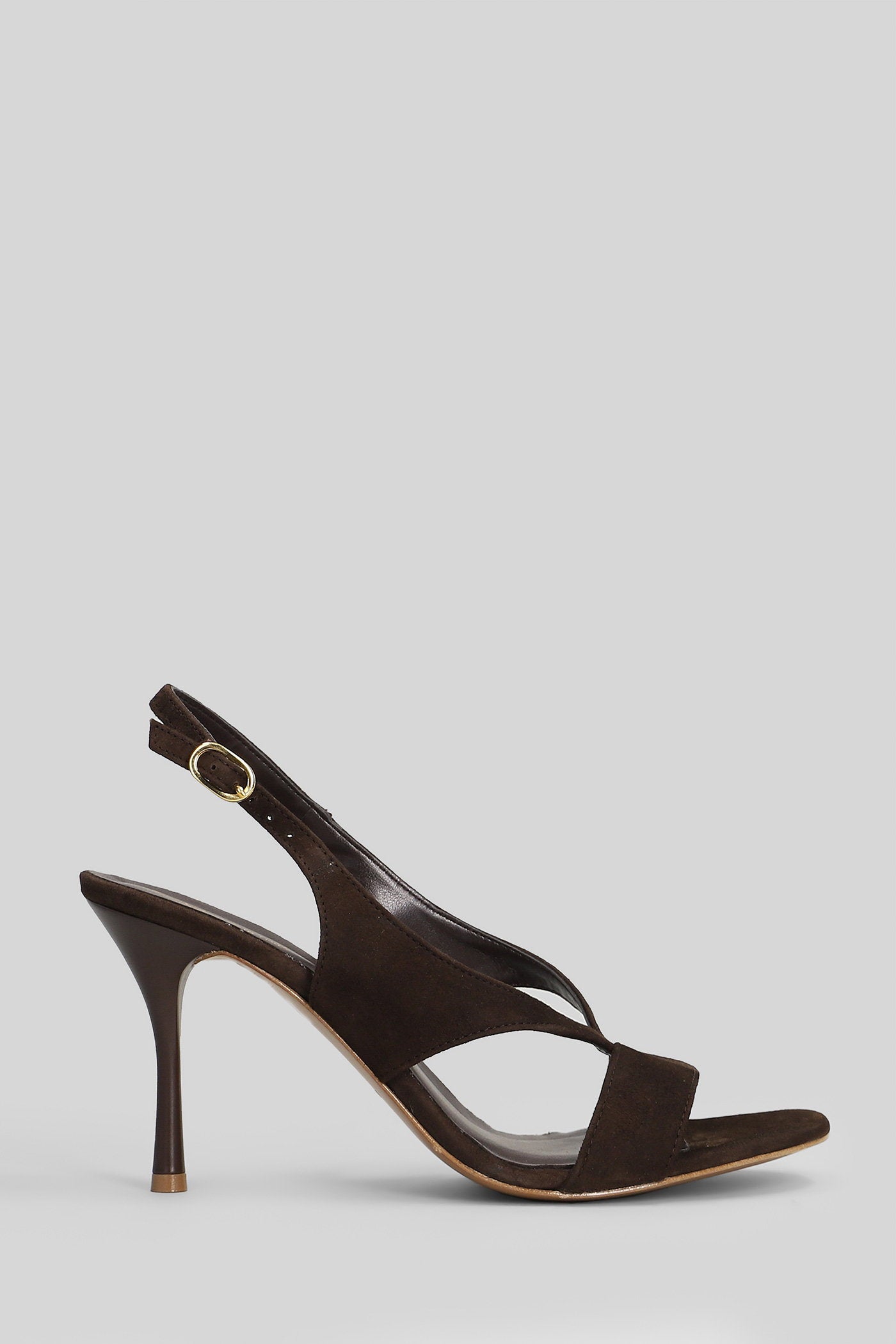 Sandals Dark Brown Suede Scarpe
