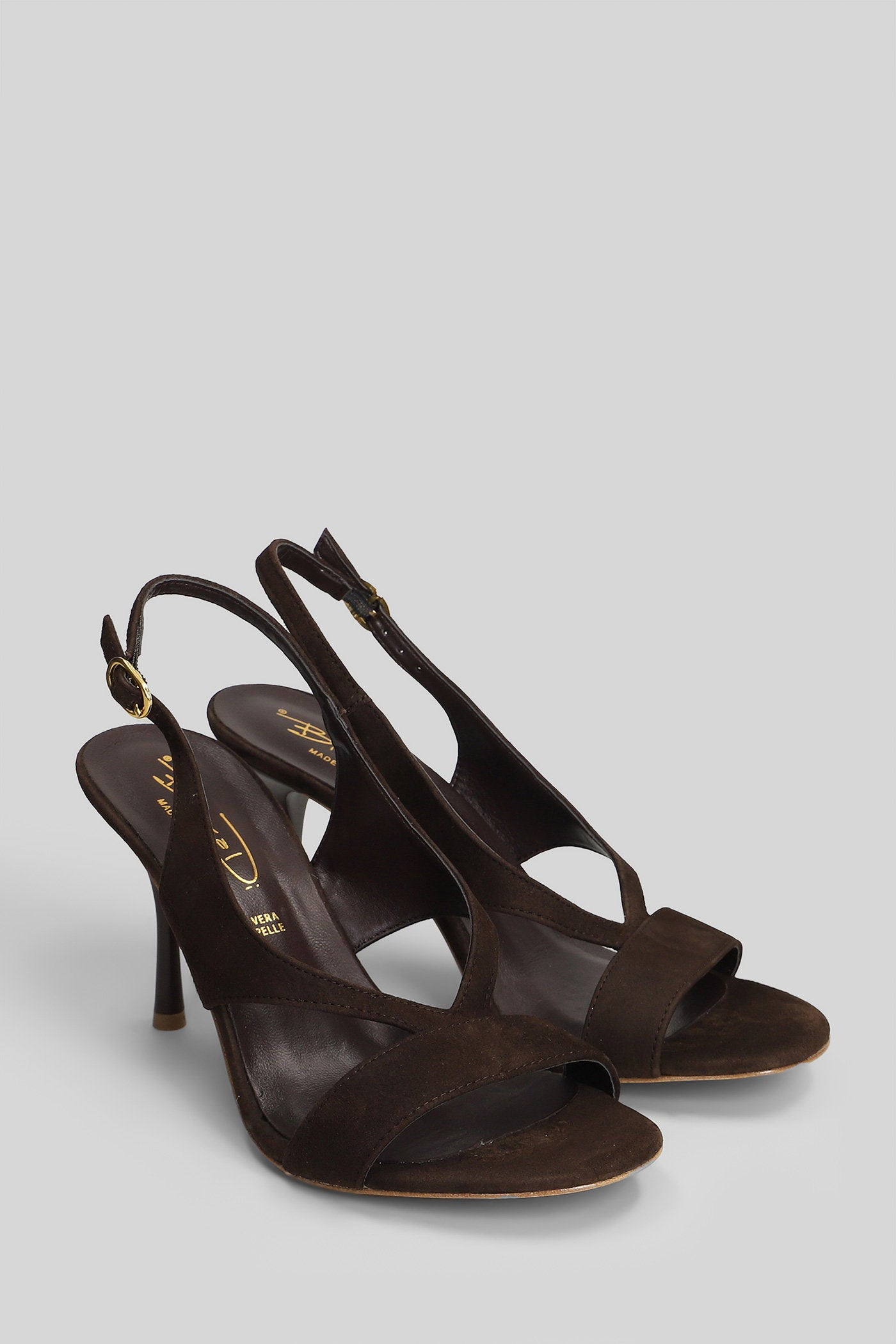 Sandals Dark Brown Suede Scarpe