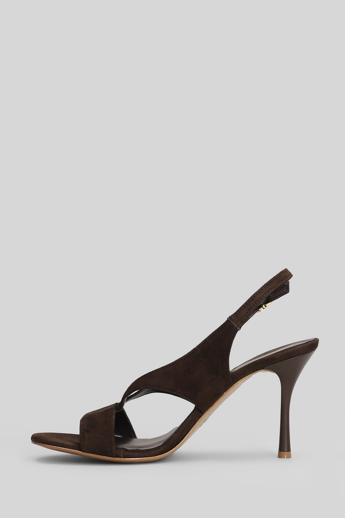 Sandals Dark Brown Suede Scarpe