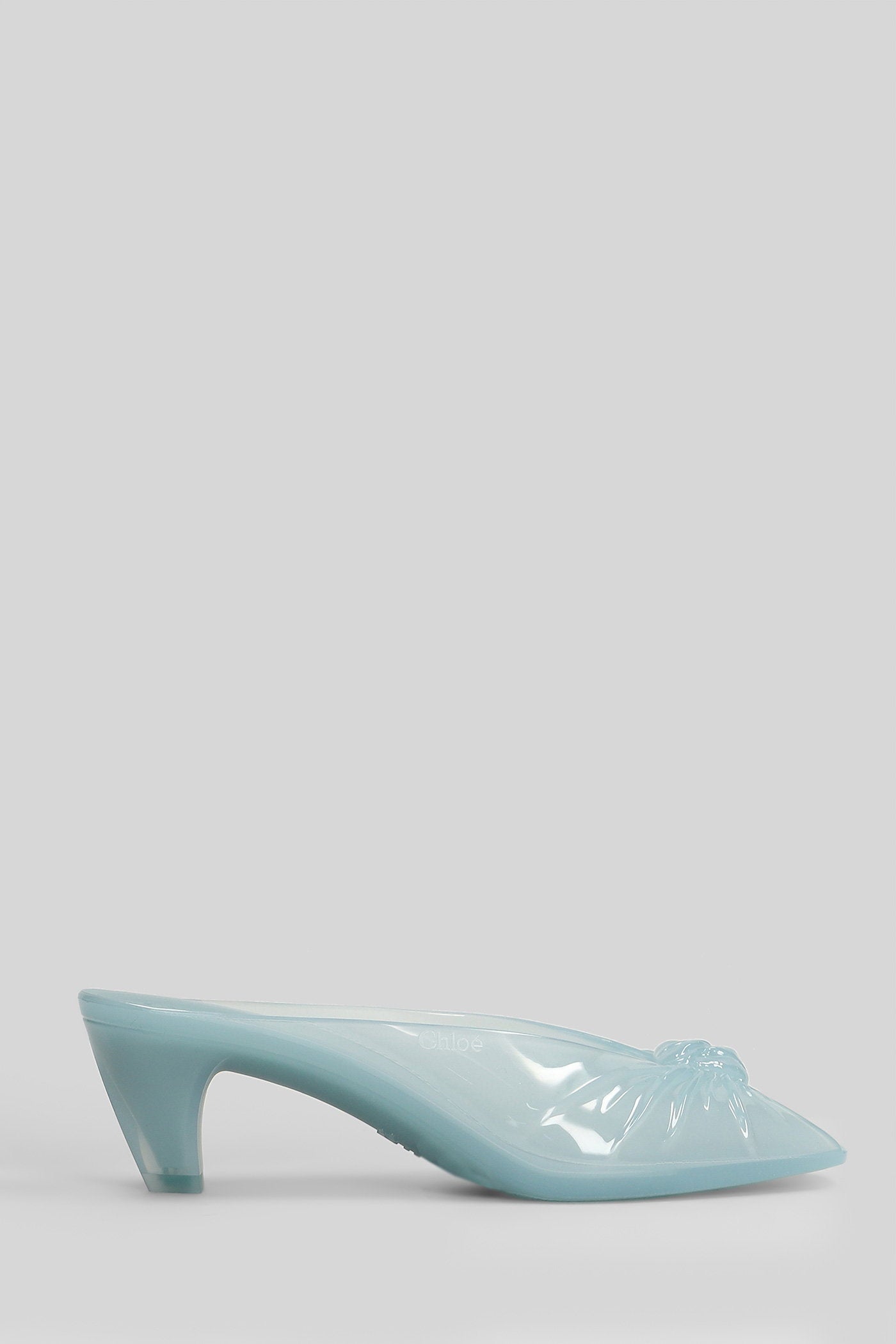 Chloe Jelly Sandals Cyan Pvc Scarpe