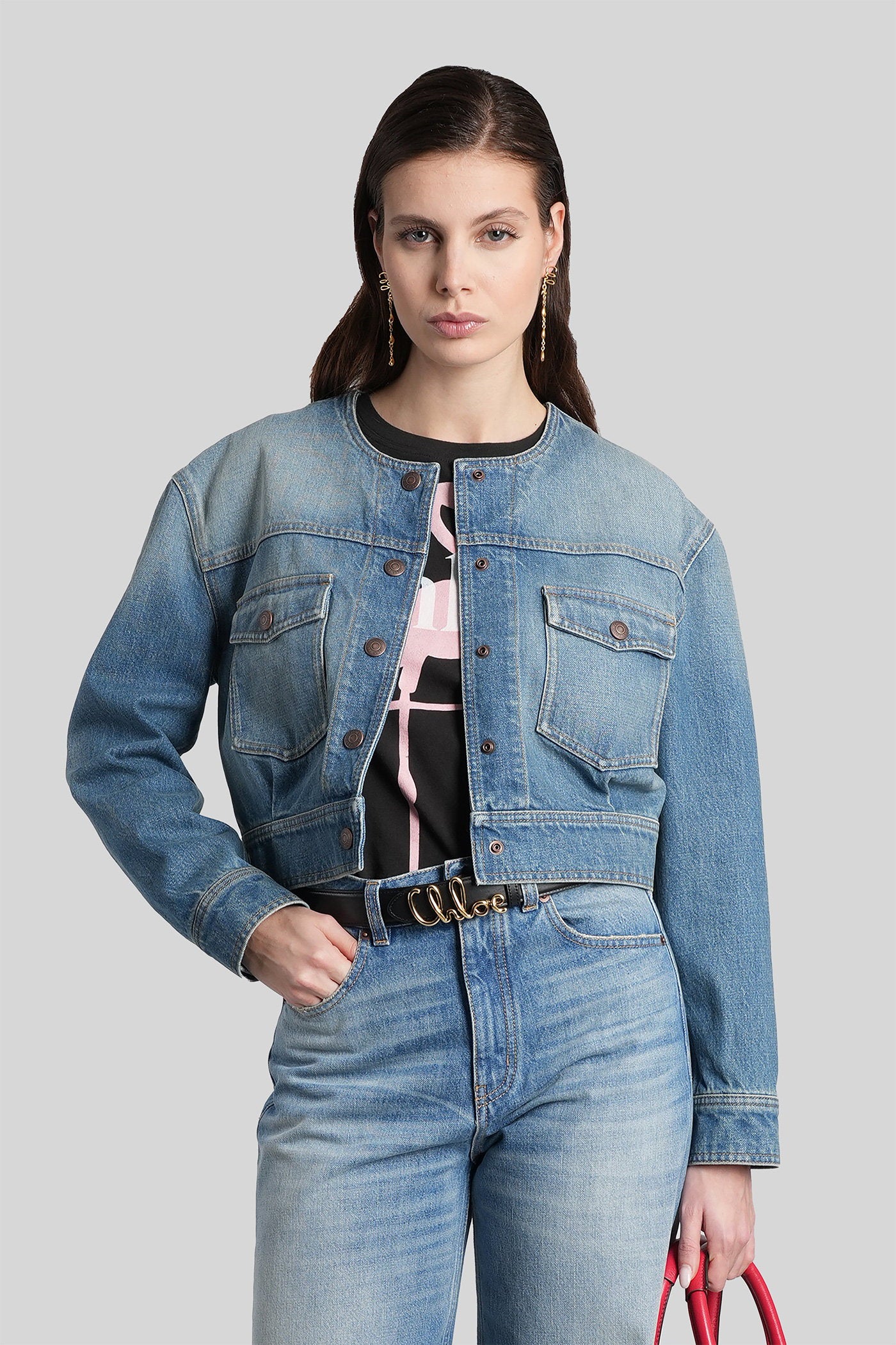 Denim Jackets Blue Abbigliamento