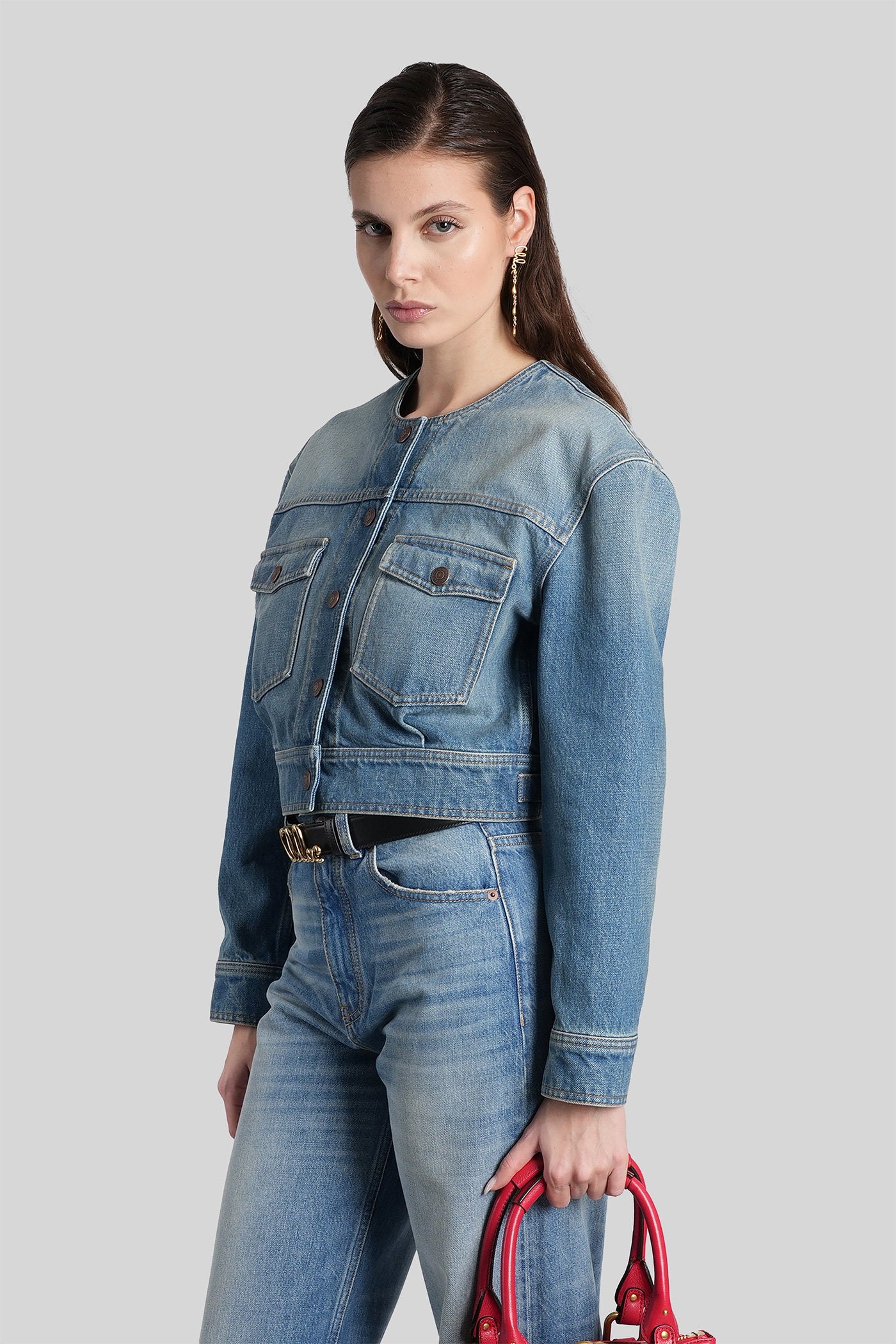 Denim Jackets Blue Abbigliamento