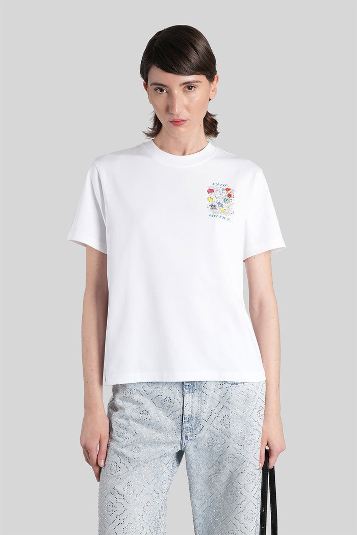 T-Shirt White Cotton Abbigliamento