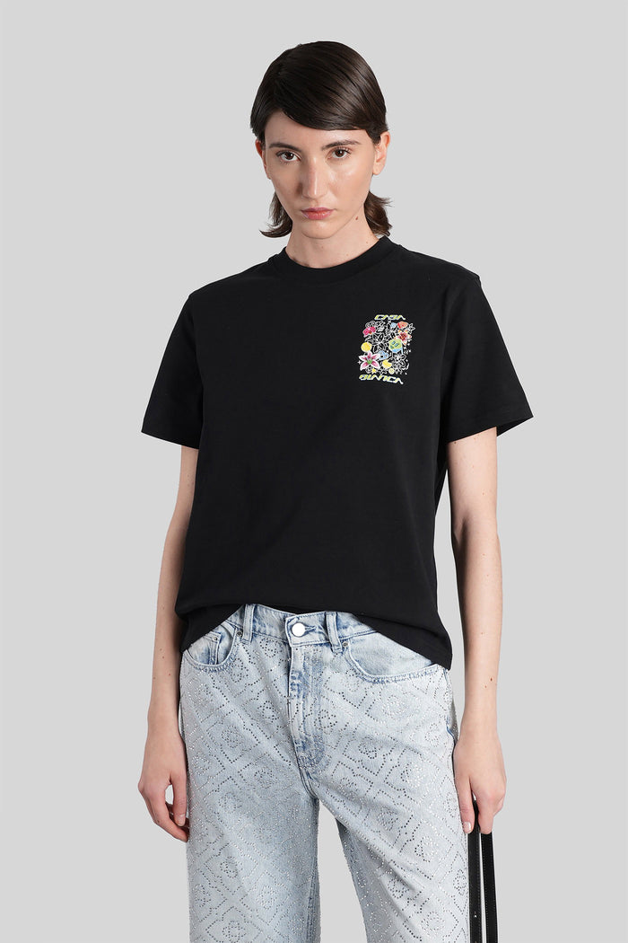 T-Shirt Black Cotton Abbigliamento