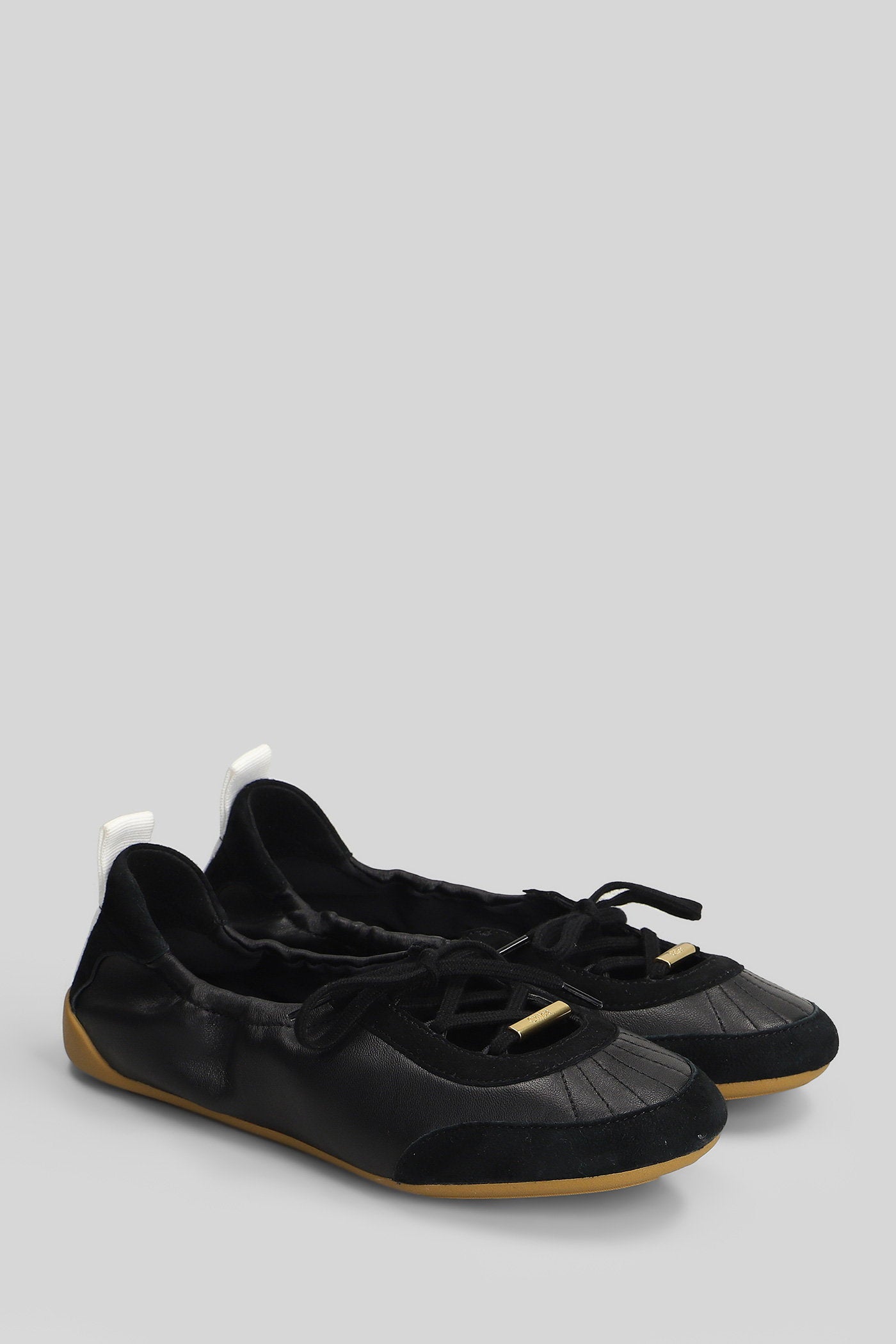 Kick Sneakers Black Suede And Fabric Scarpe