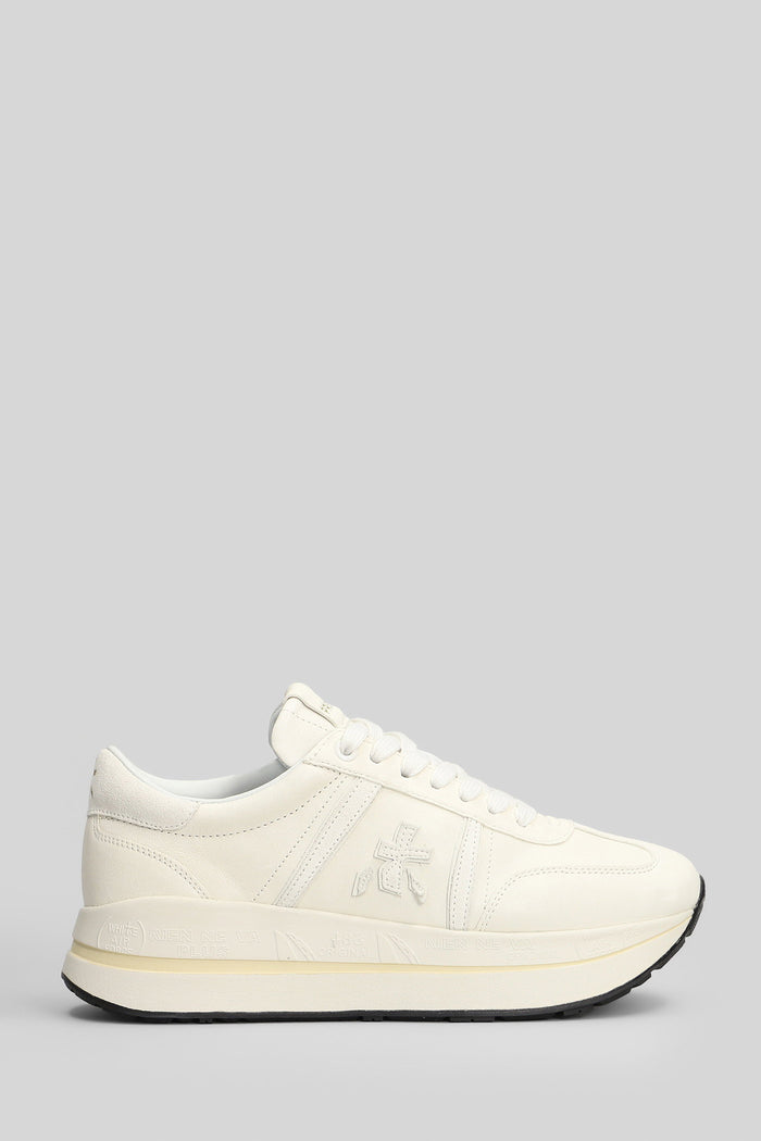 Bethcoin Sneakers White Leather Scarpe