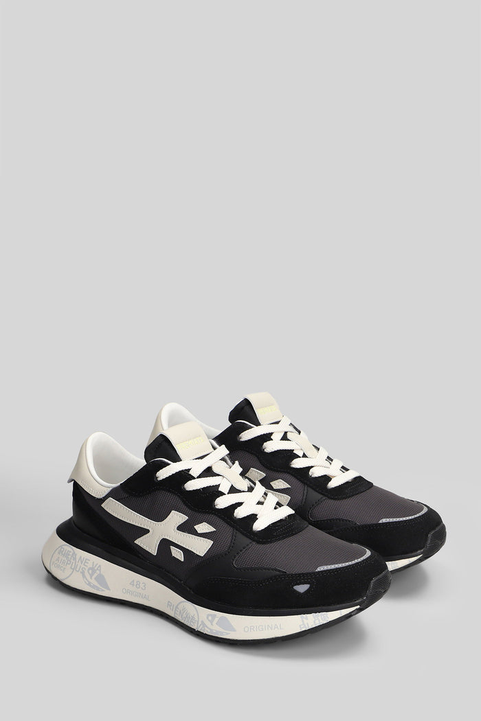 Lauryn Sneakers Black Suede And Leather Scarpe