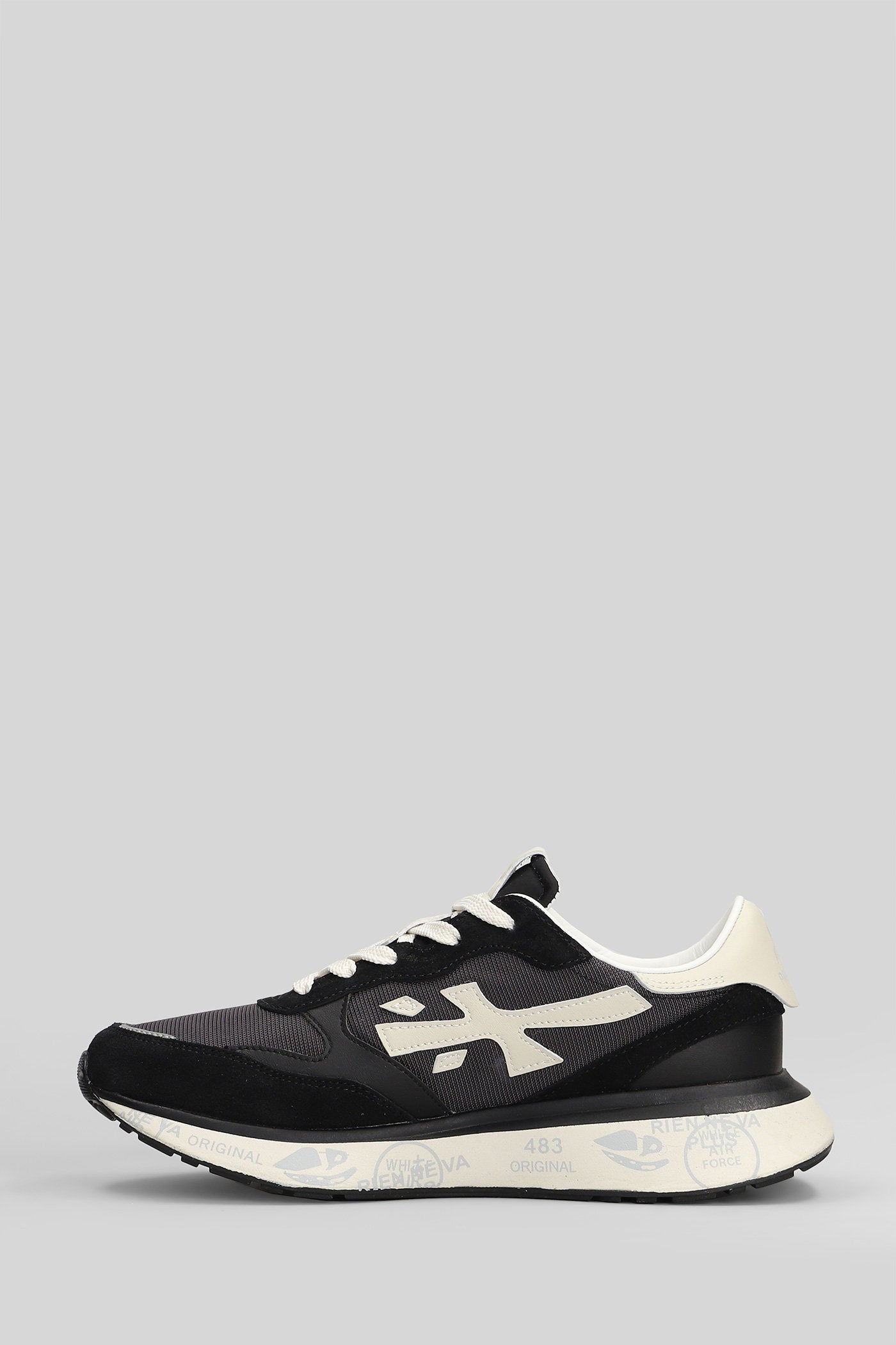 Lauryn Sneakers Black Suede And Leather Scarpe