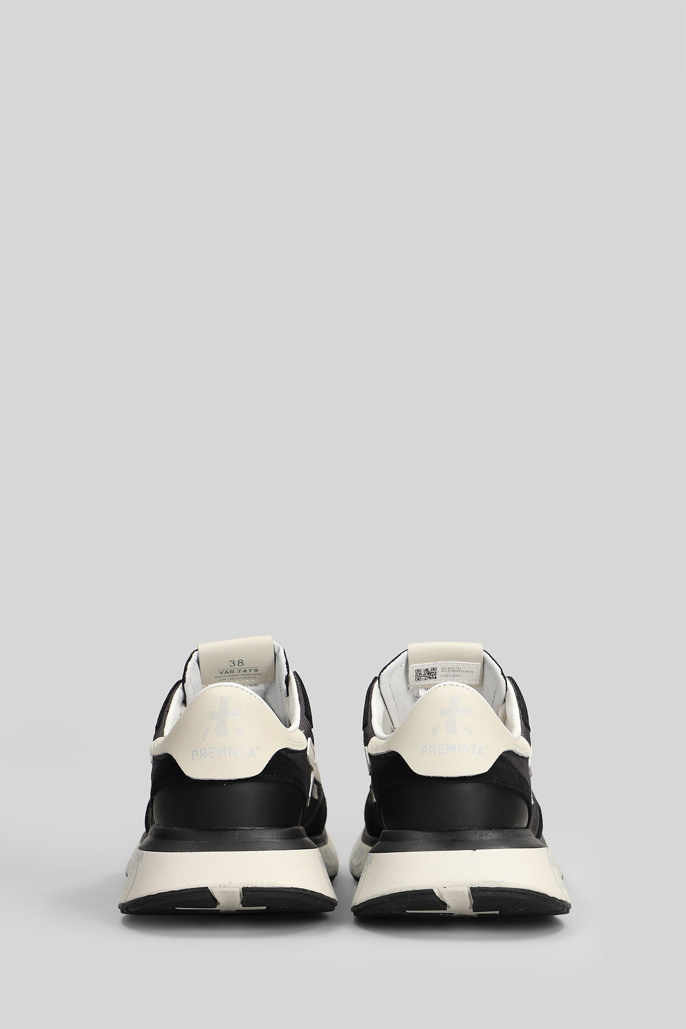 Lauryn Sneakers Black Suede And Leather Scarpe