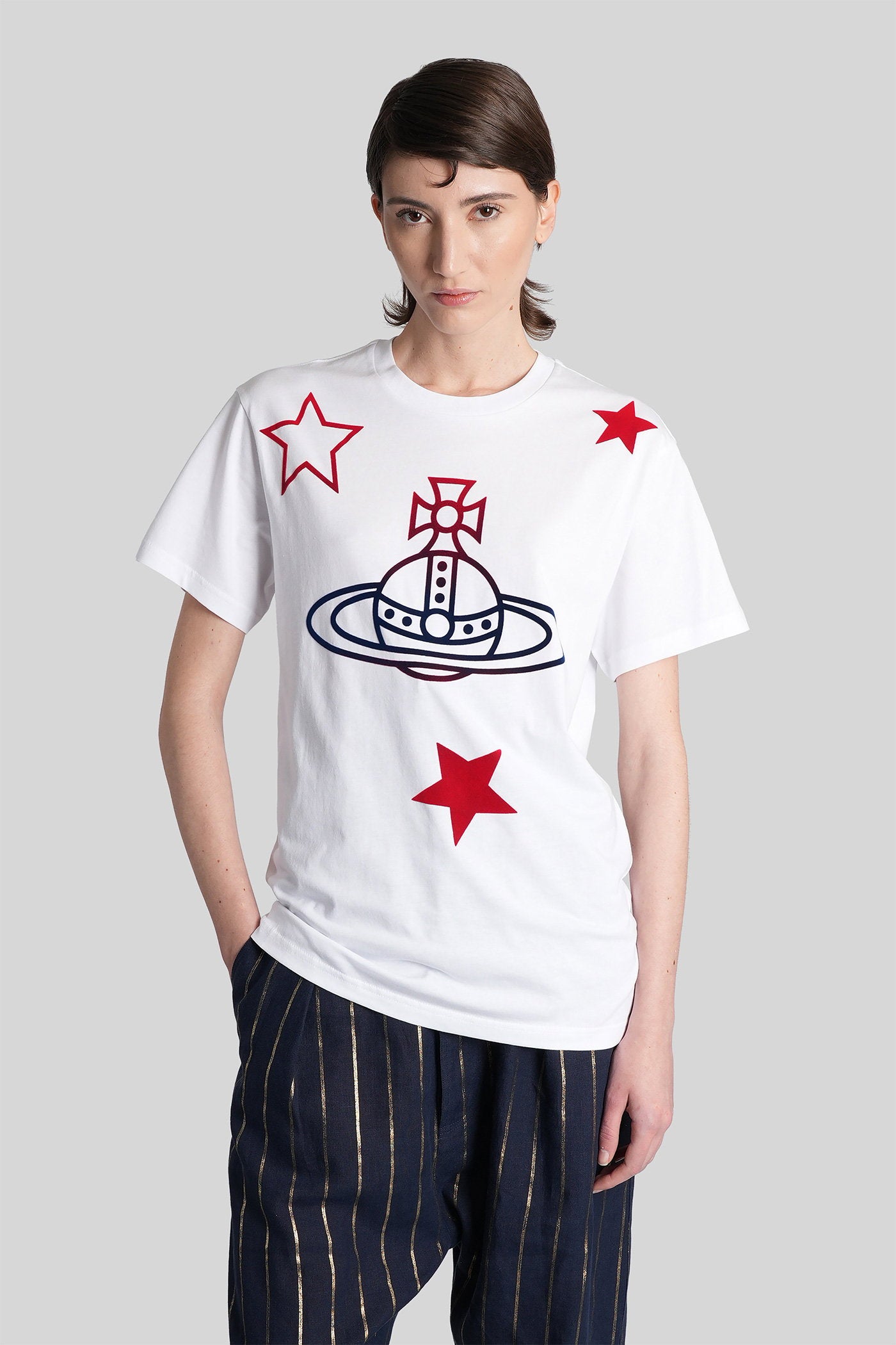 T-Shirt White Cotton Abbigliamento