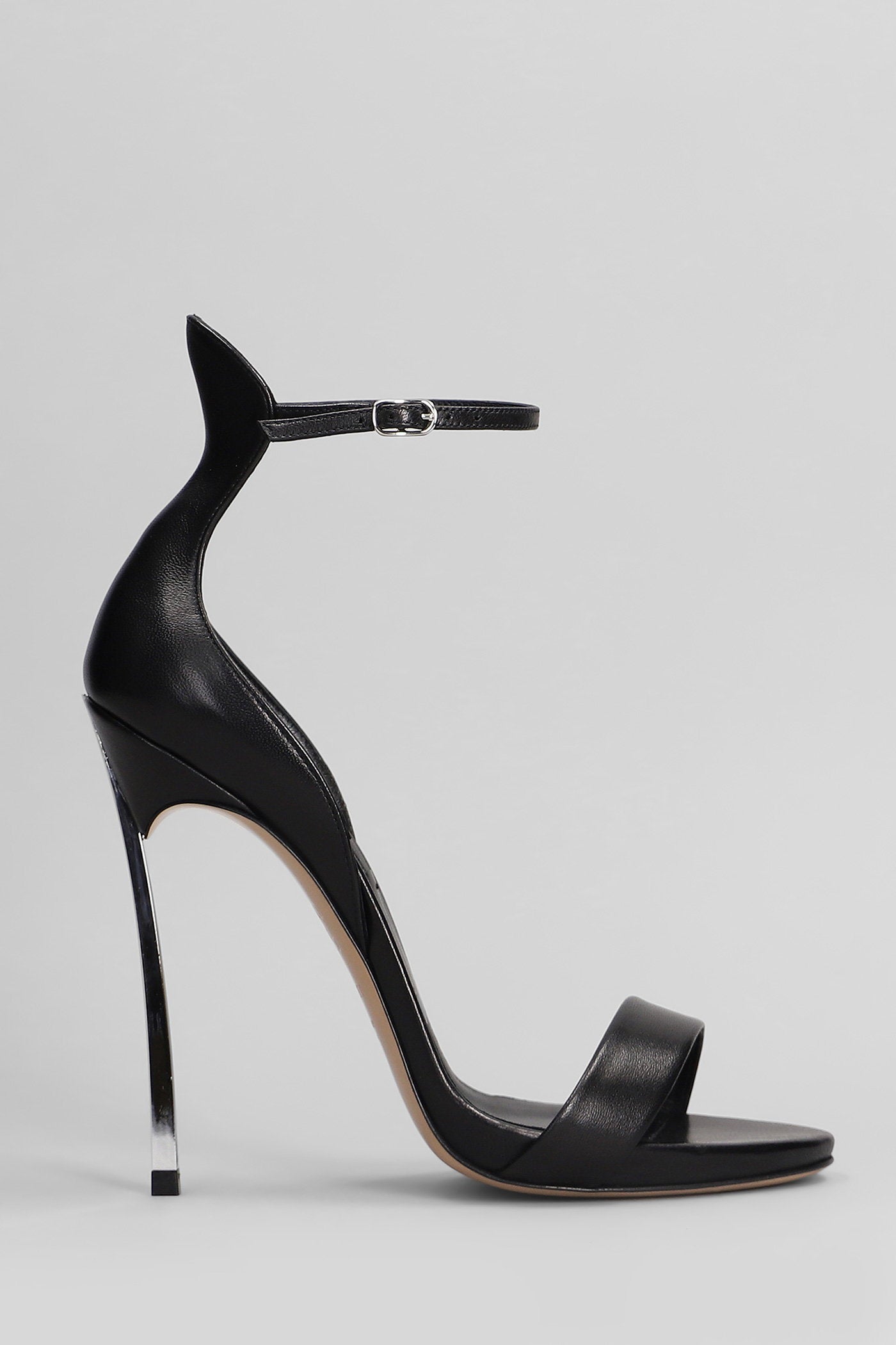Cappa Blade Sandals Black Leather Scarpe