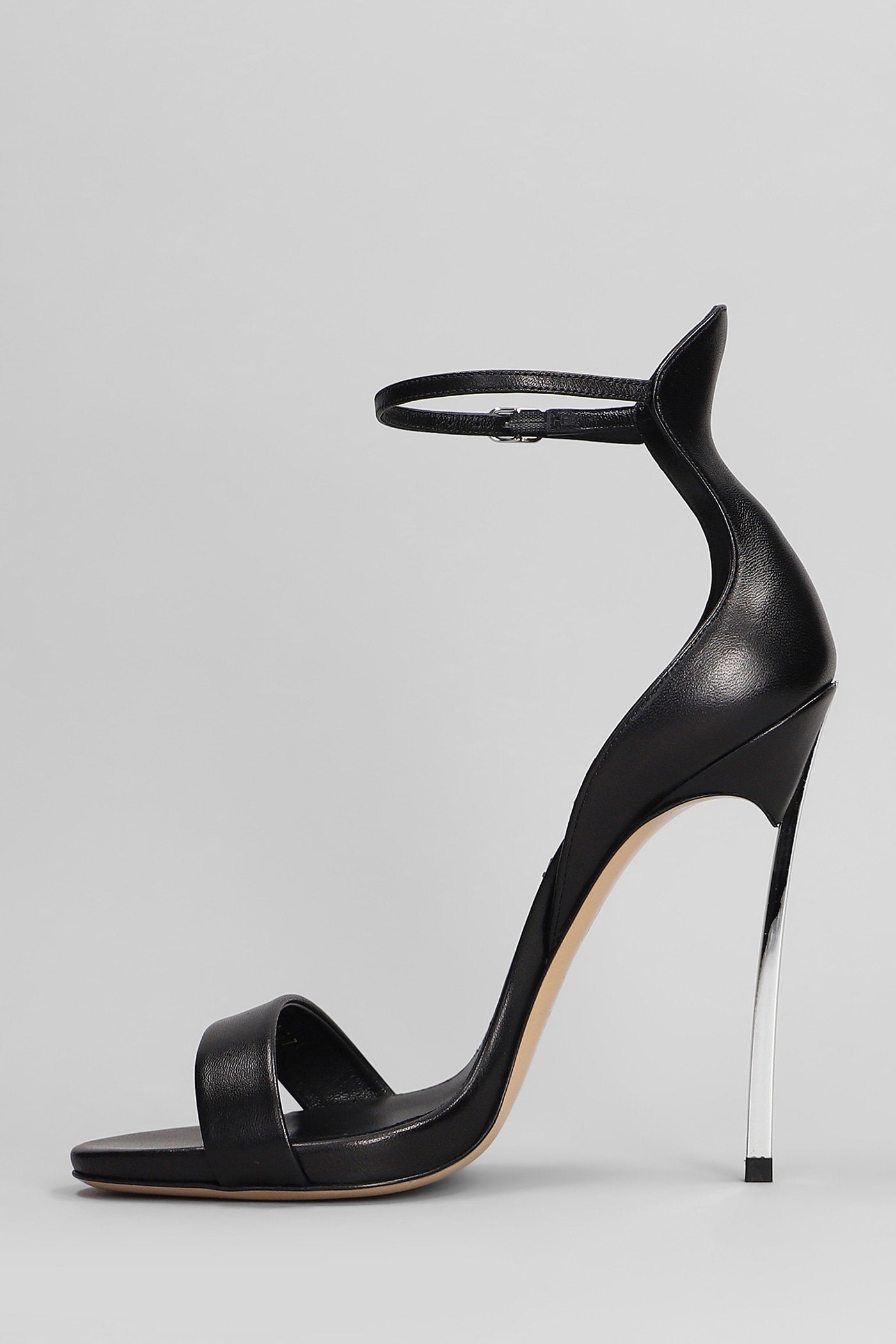 Cappa Blade Sandals Black Leather Scarpe